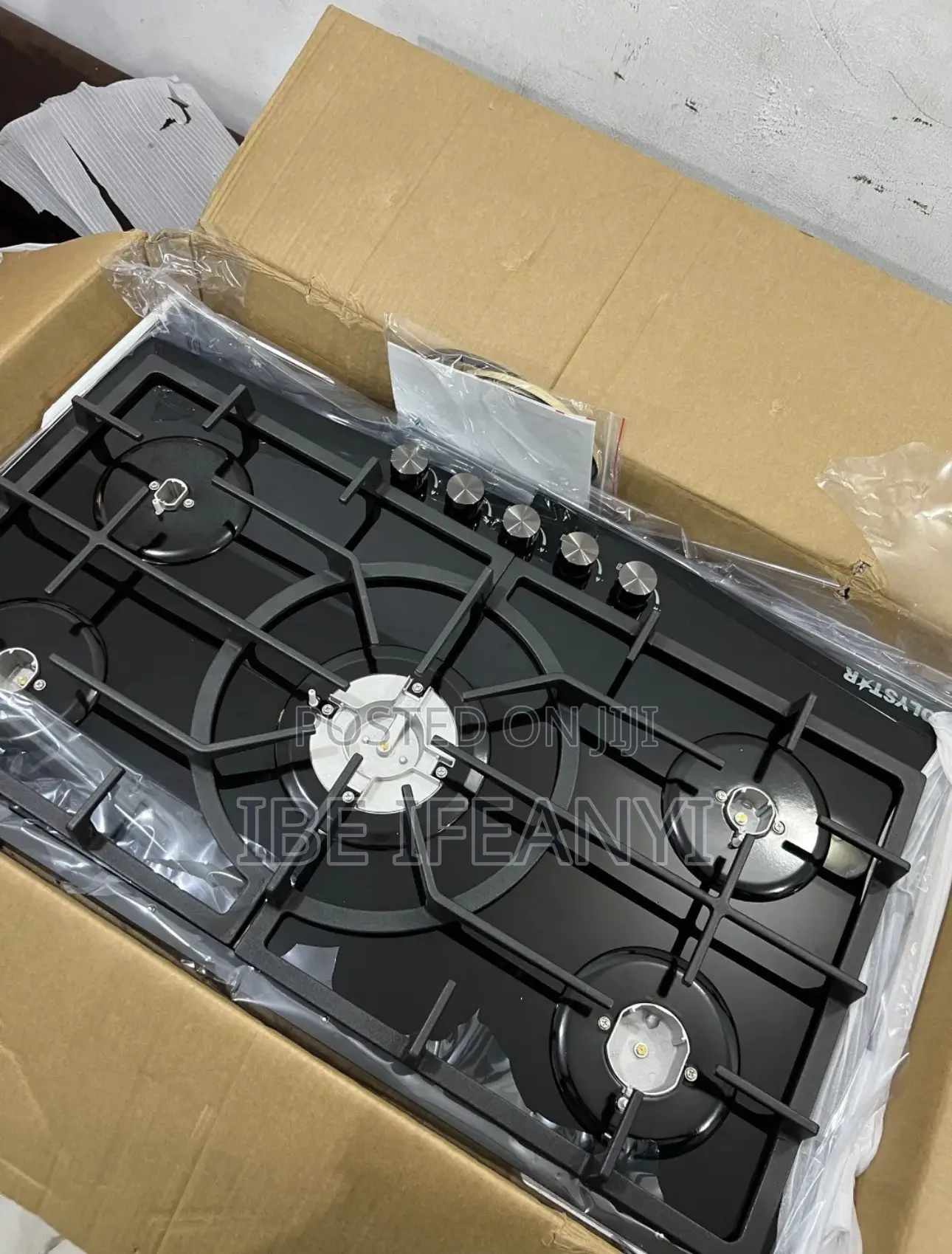Polyester 5-Burner Built-in Gas Cooker – All Gas