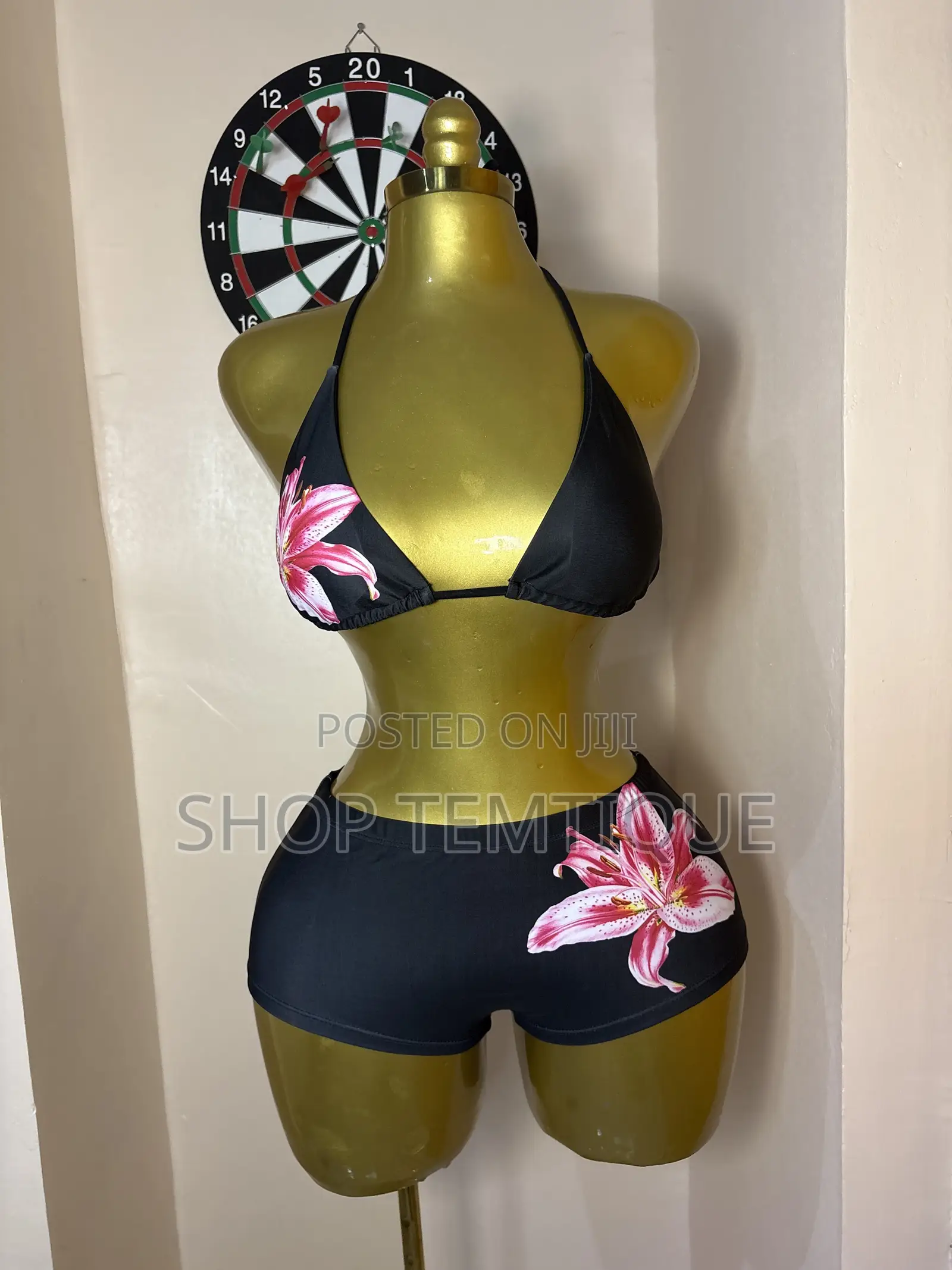 Two-Piece Floral Beachwear Set