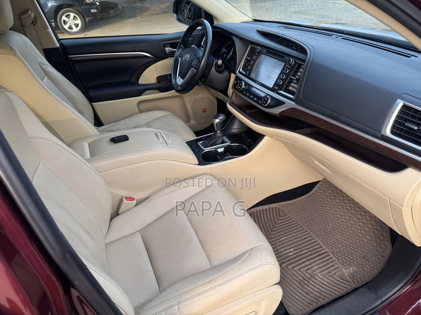 Toyota Highlander Limited 4dr SUV AWD (3.5L 6cyl 6A) 2015 Burgundy