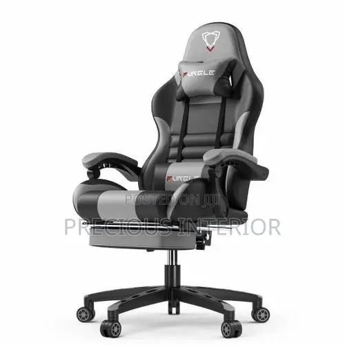FURGLE Designer Home Studio Gaming Chair - Black White