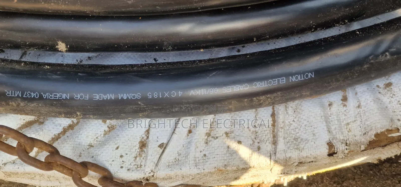 185mmx4core Armoured Cable. Indian Products