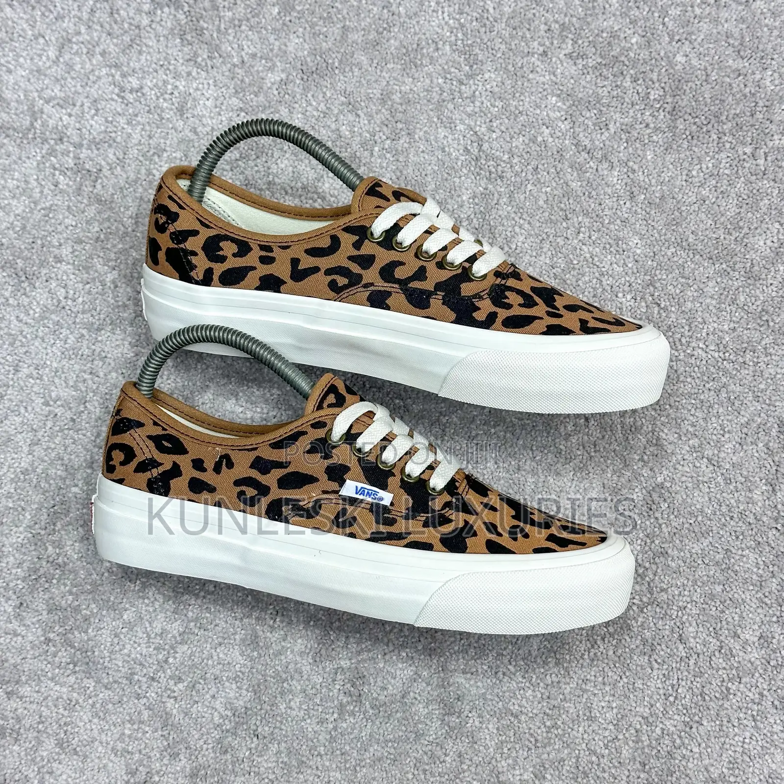 Original Vans Authentic 44 DX Anaheim Factory OG Leopard Print Sneaker