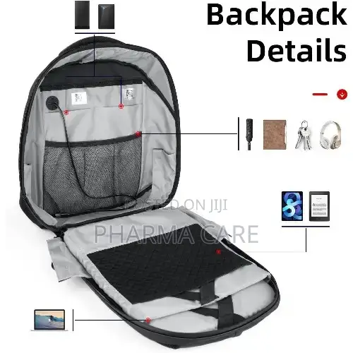 Yellow Led Backpack 17 Inch City Series Full Color Screen Programmable