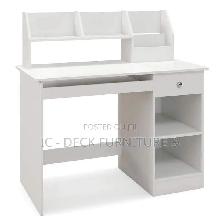 DSK16 Costzon Kids Desk, Wooden Children Study Desk W/ Storage Shelves