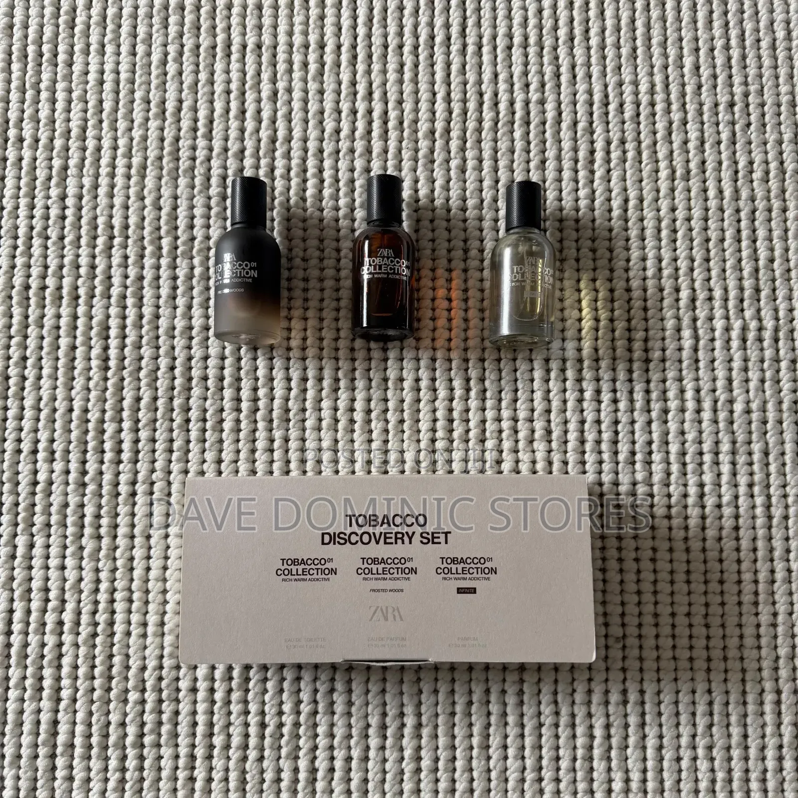Zara Tobacco Intense Dark Exclusive X Rich Warm Addiction 100ML 2 in 1