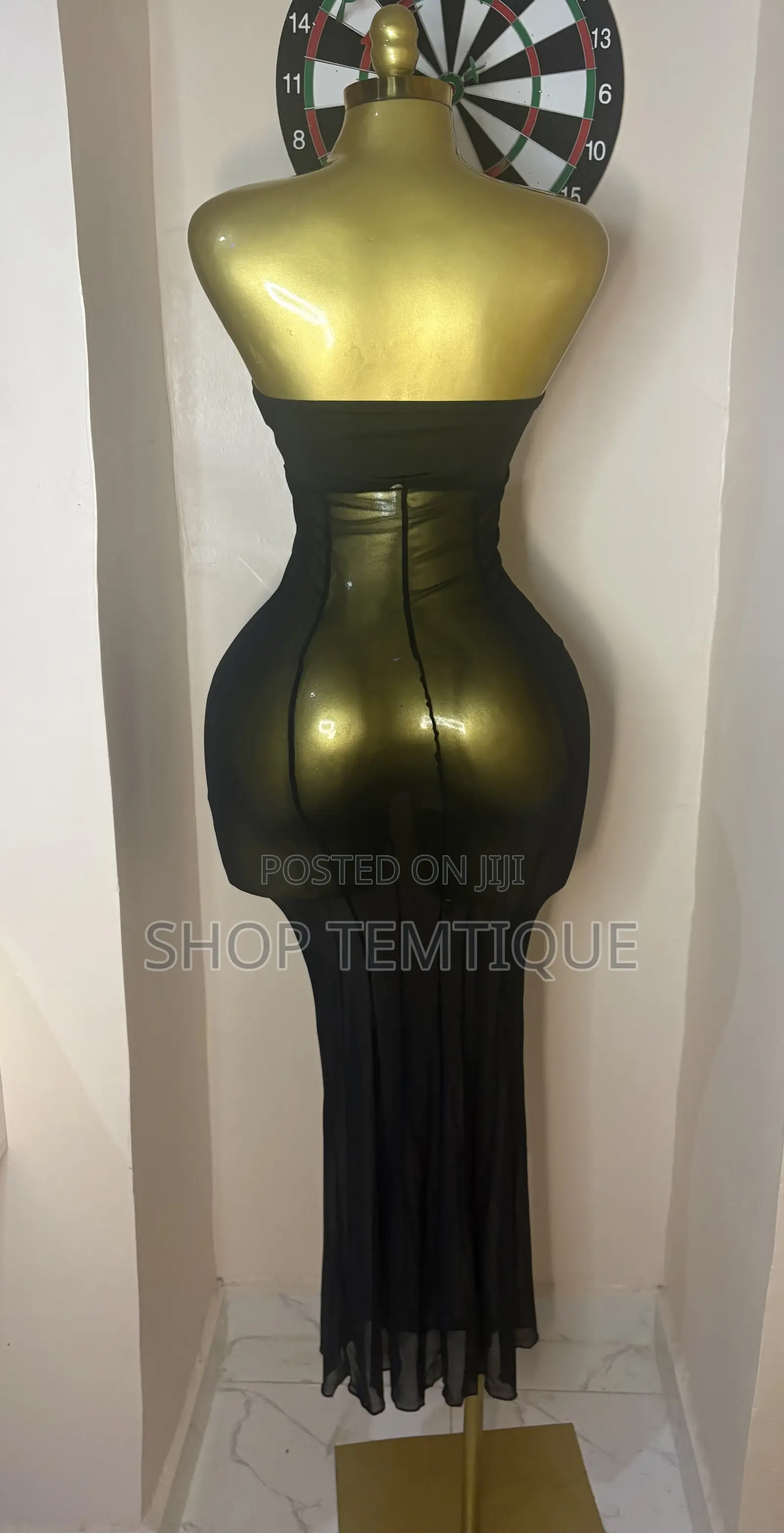 Sheer Mesh Beach Cover-Up Swimdress