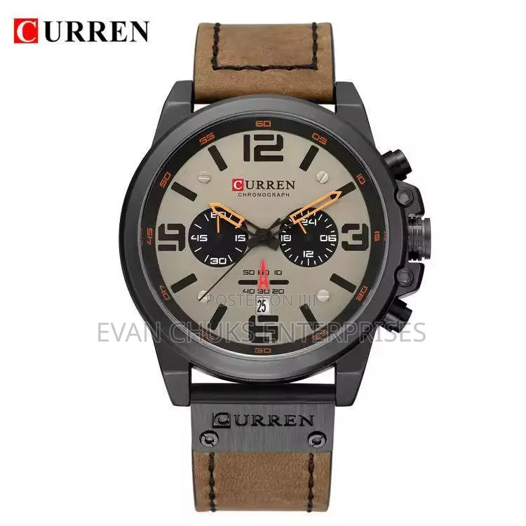 Curren Leather Chronograph