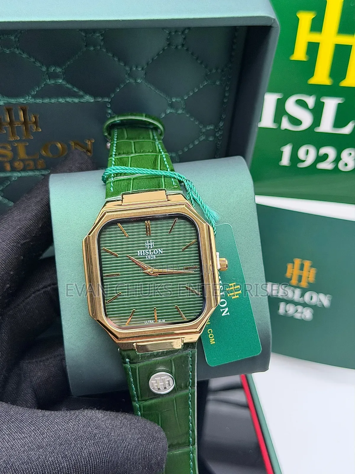 Hilson Leather Strap Watch