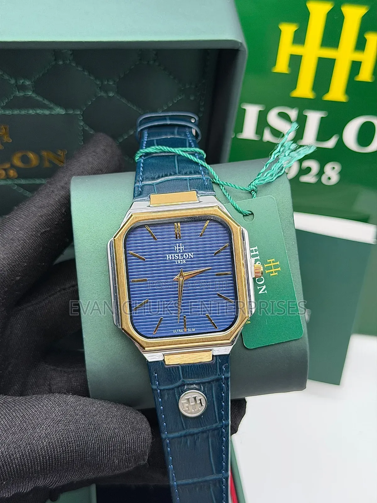 Hilson Leather Strap Watch