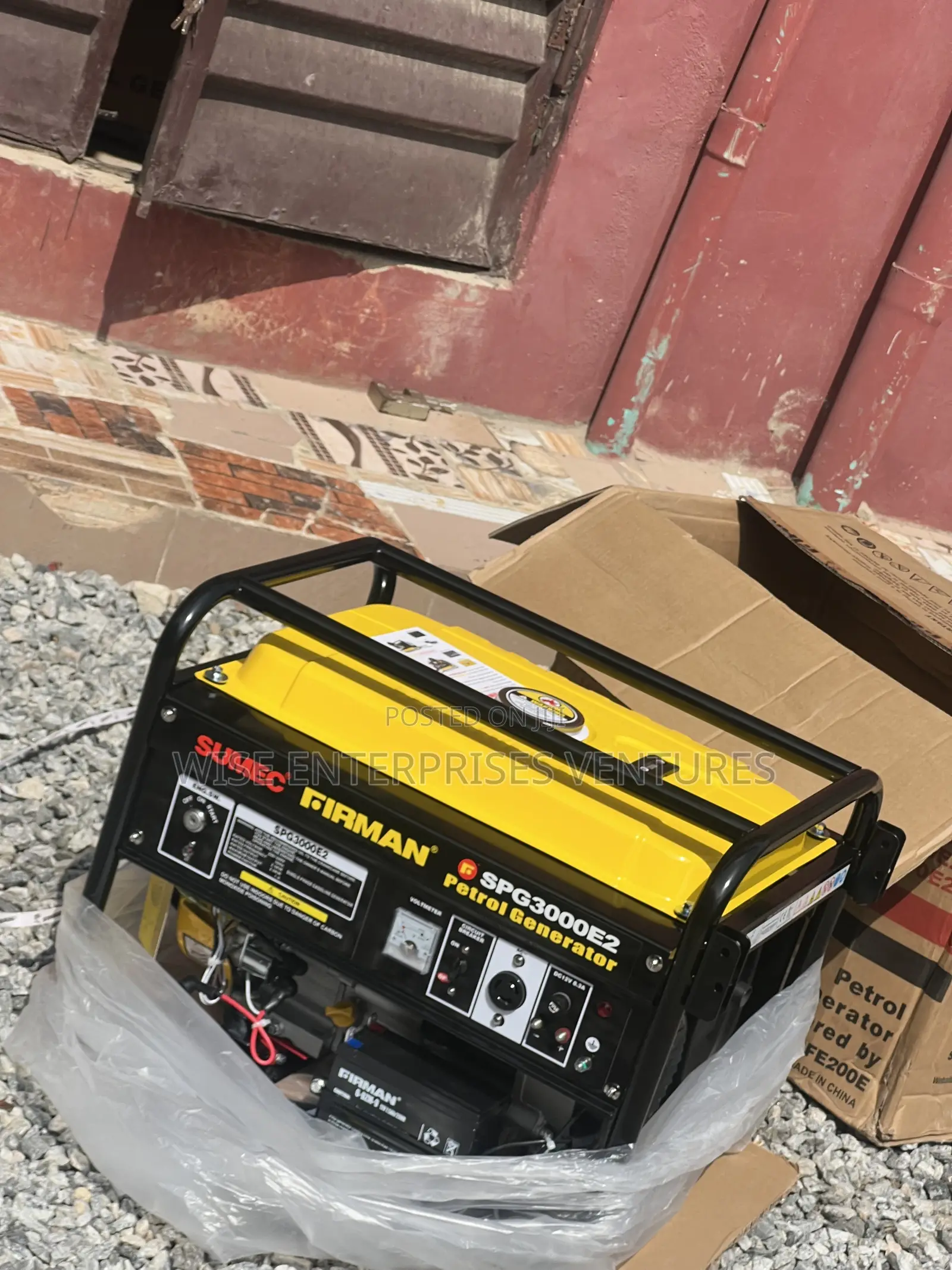 Sumec Firman Spg3000 4.5kva Key Start 100% Copper Coil