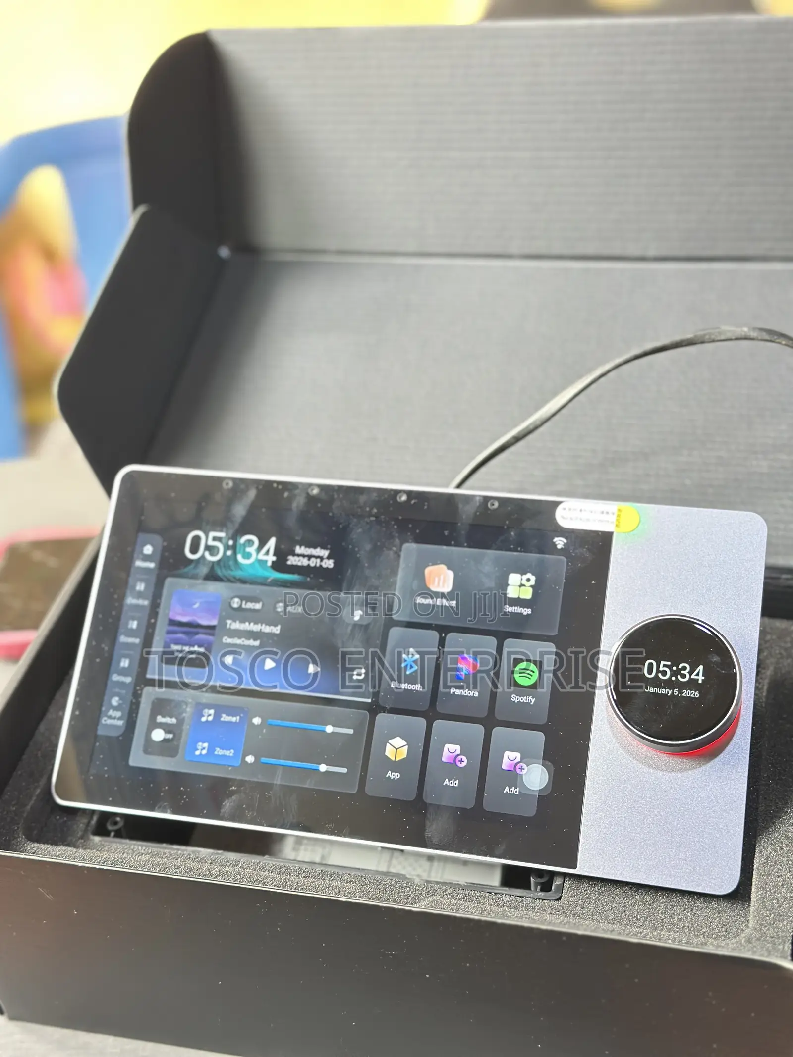 8inch Smart Control Panel Alexa Tuya Knob Android Wall Amplifier