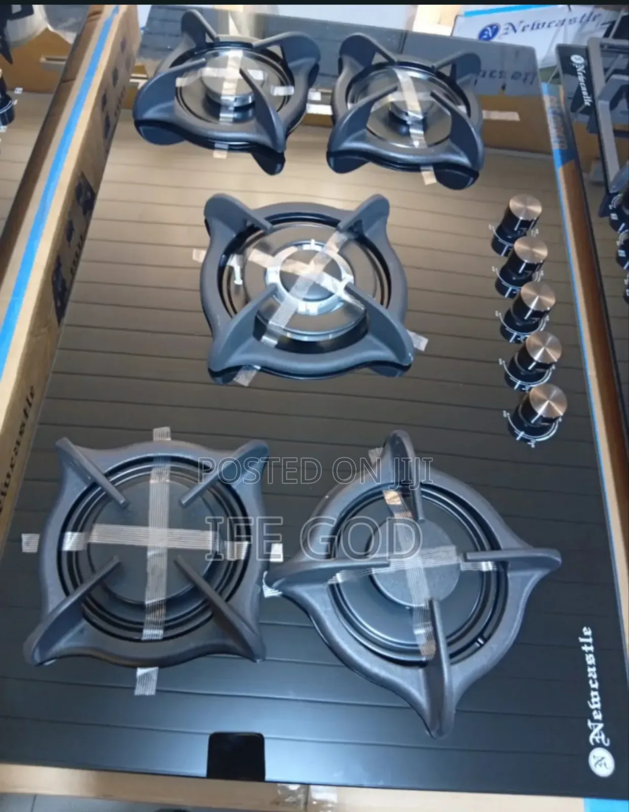 Original Newcastle 90CM Built-in Premium Luxury 5 Burners Gas Cooker.