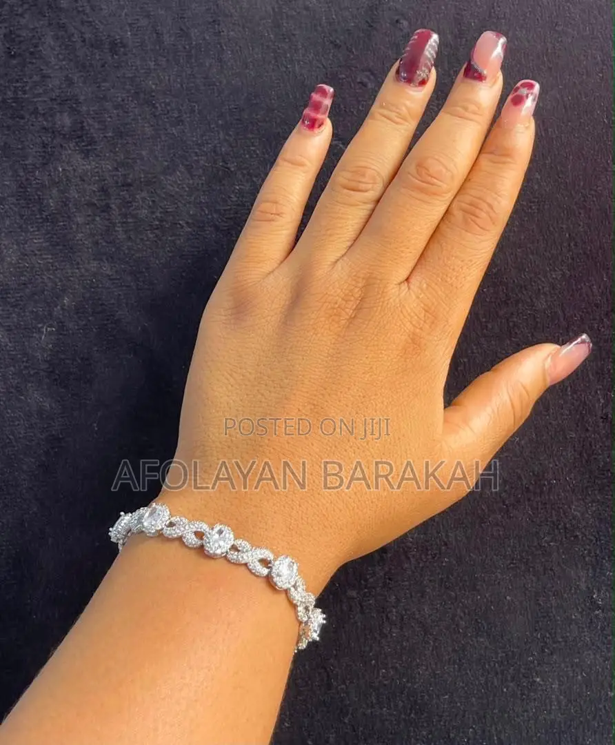 Rhinestone/Cz Tennis Bracelet