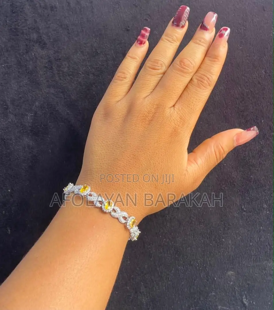 Rhinestone/Cz Tennis Bracelet