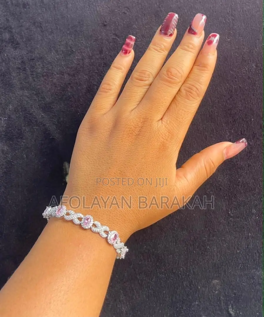 Rhinestone/Cz Tennis Bracelet