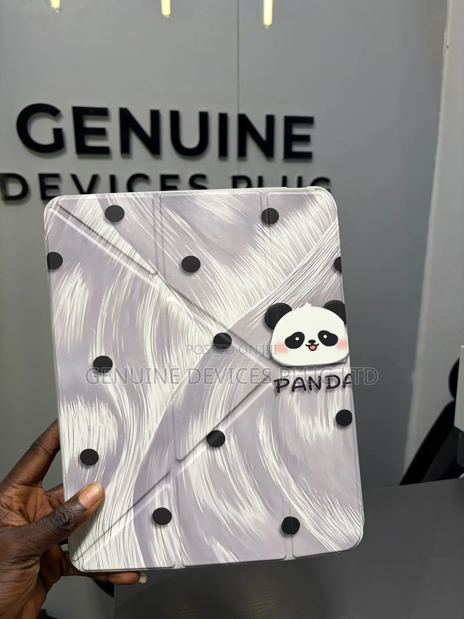 Cute Kawaii Panda for iPad Pro 13 Inch Case (M5/M4) With Pencil Holder