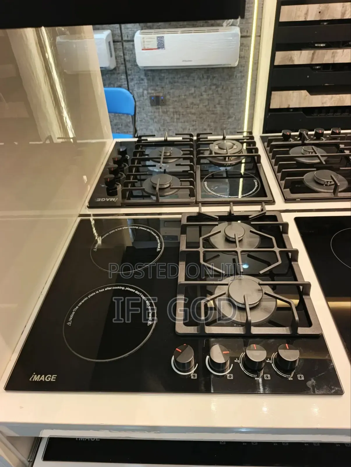Original IMAGE Built-in Premium Luxury 2+2 Gas & Electric Cooker HOB.