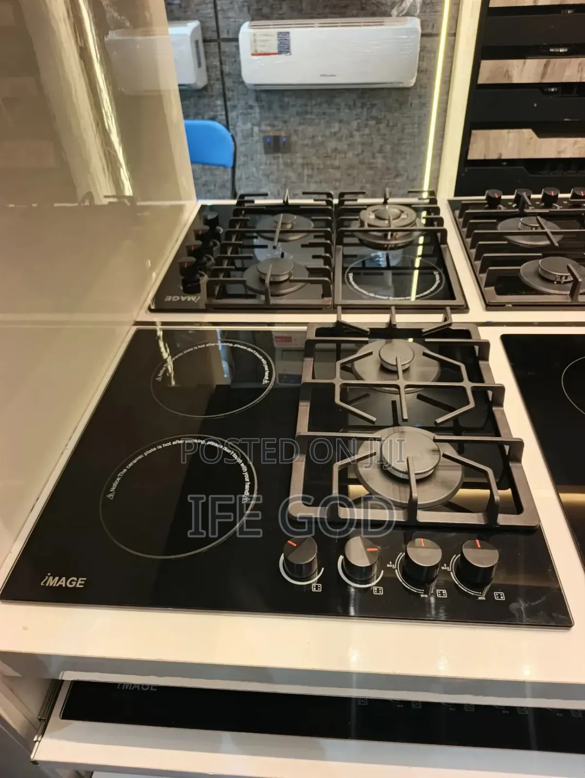 Original IMAGE Built-in Premium Luxury 2+2 Gas & Electric Cooker HOB.