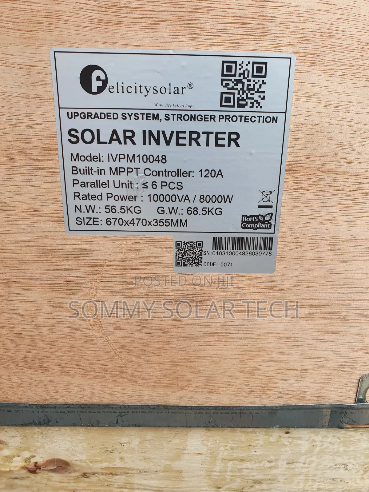 Felicity Solar Hybrid Inverter