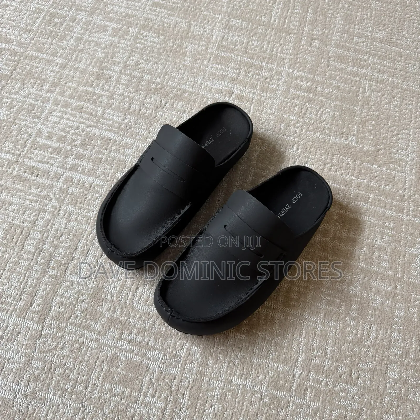 The Naple Wrapped Oil Leather Mules in Two Colors