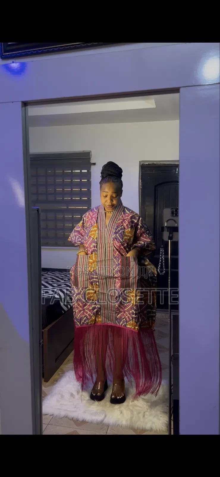 Fringe Bubu With Asooke