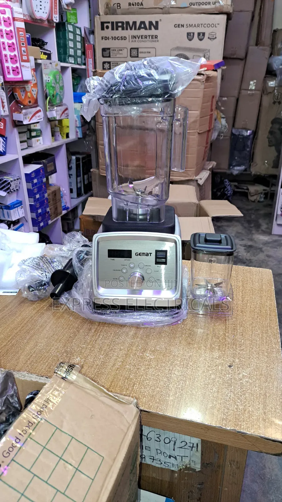 Brand New GEMAT 3L Commercial Blender | 6 Preset Functions | Digital