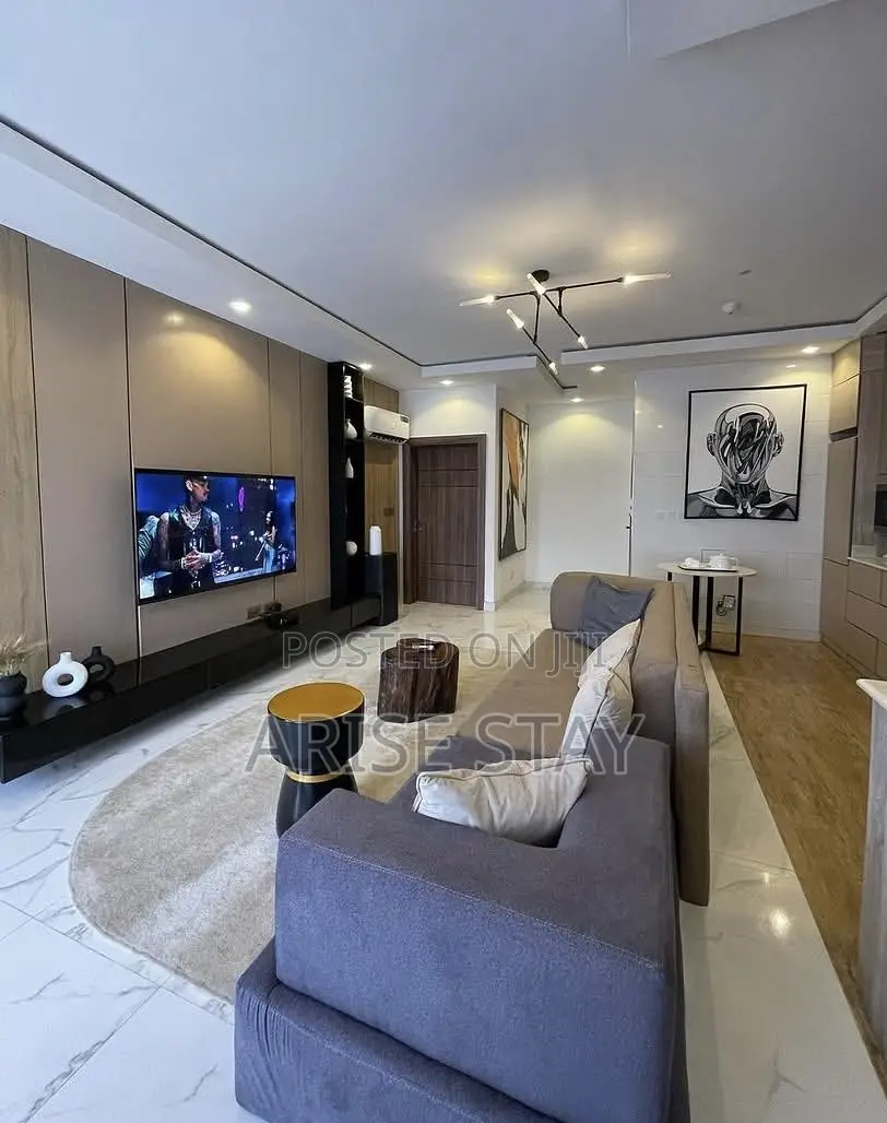 1-Bedroom Shortlet With Private Office, Pool Gym | Lekki Phase 1