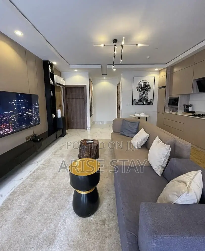 1-Bedroom Shortlet With Private Office, Pool Gym | Lekki Phase 1
