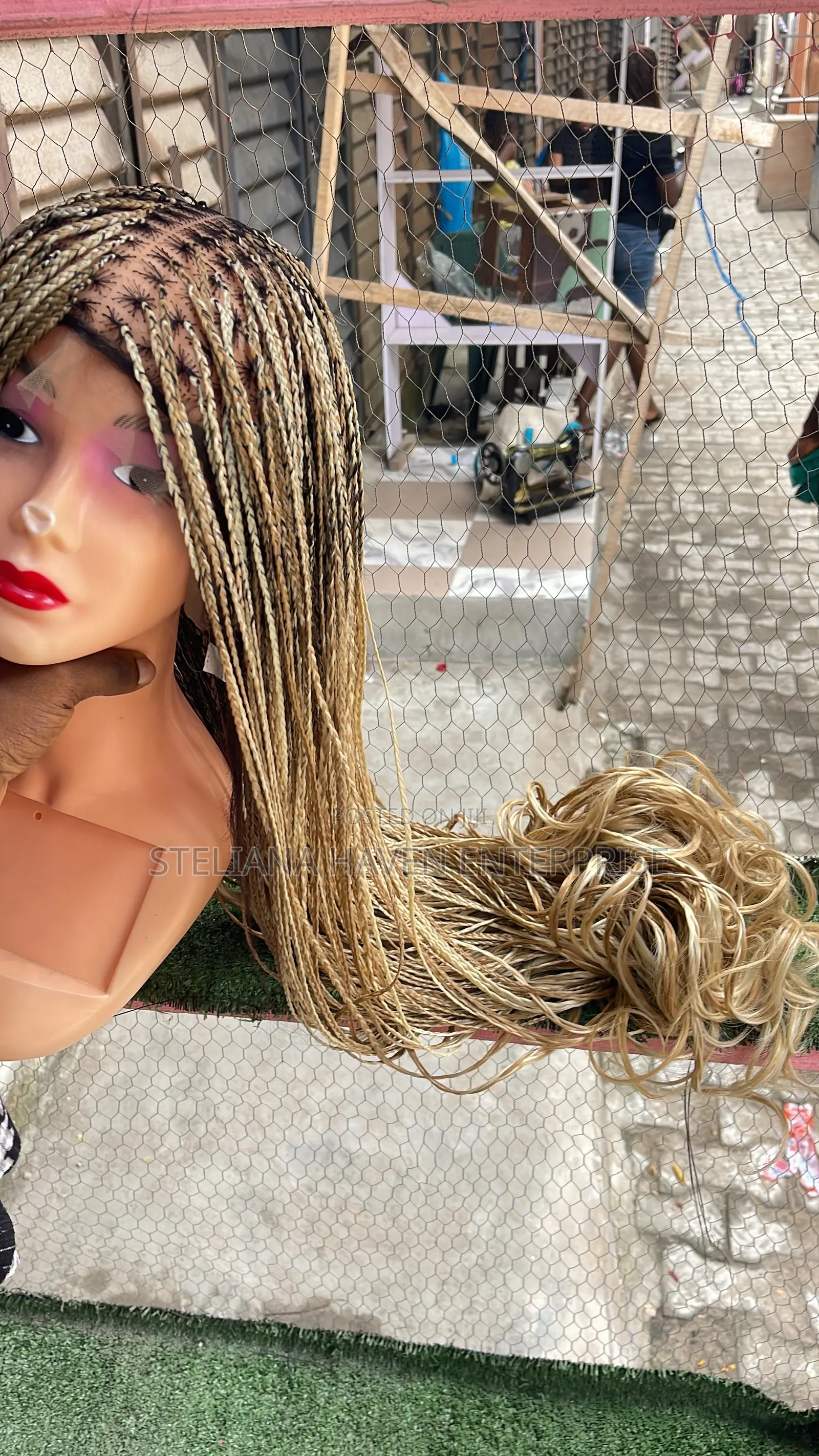 Luxury French Curls Glueless Braided Wig