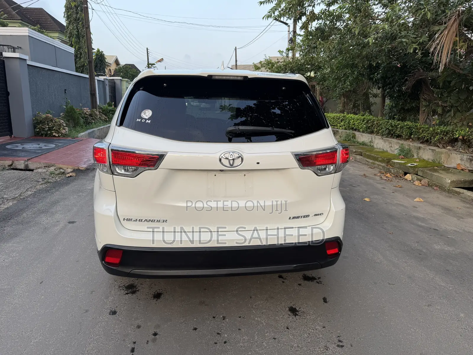 Toyota Highlander Limited Platinum V6 4x4 (3.5L 6cyl 6A) 2016 White
