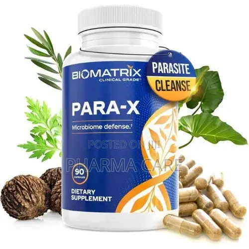 Para-X 60 Capsules Digestive Cleanse Supplement With Wormwood More