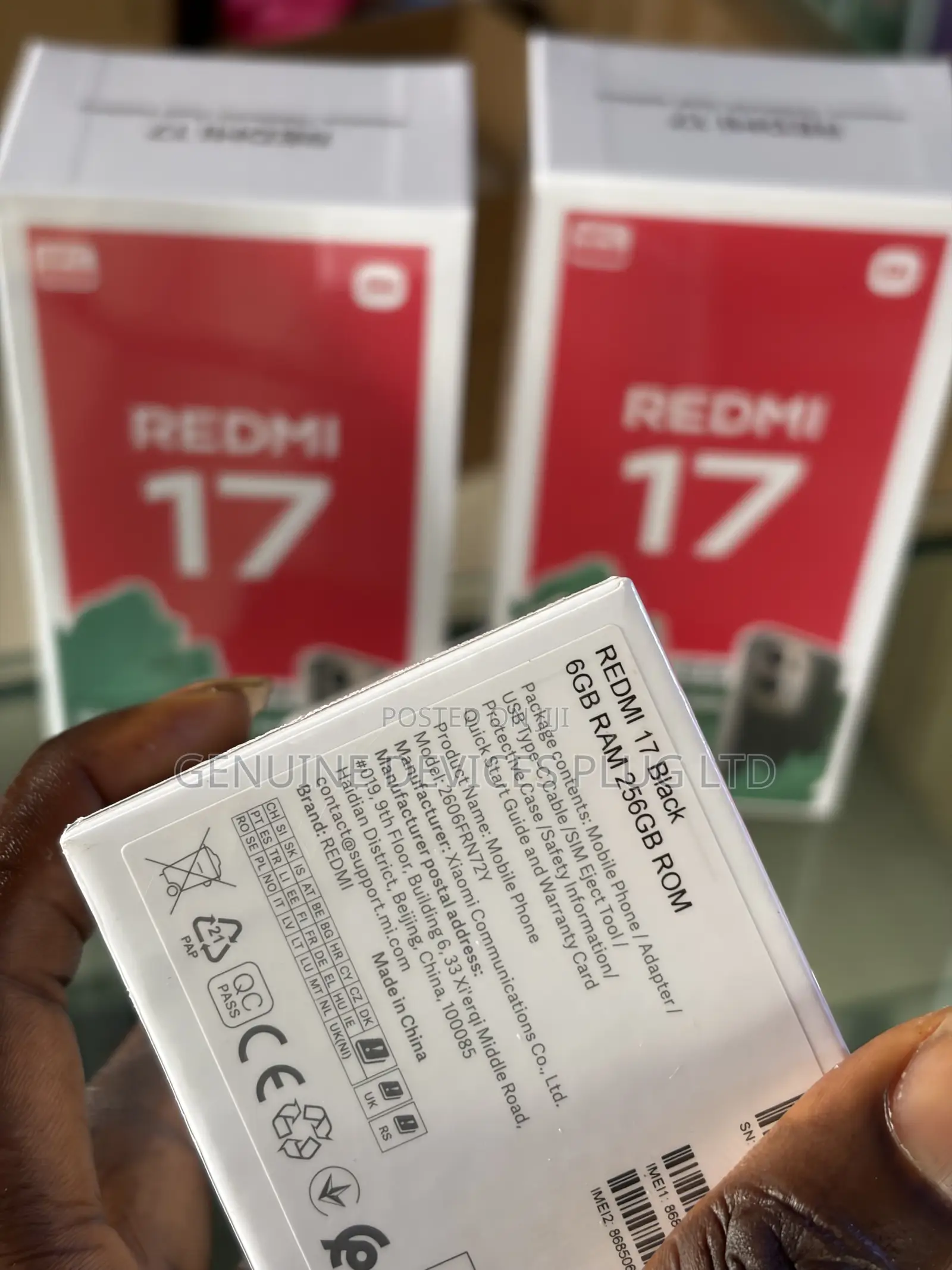 New Xiaomi Redmi 17 256 GB Black
