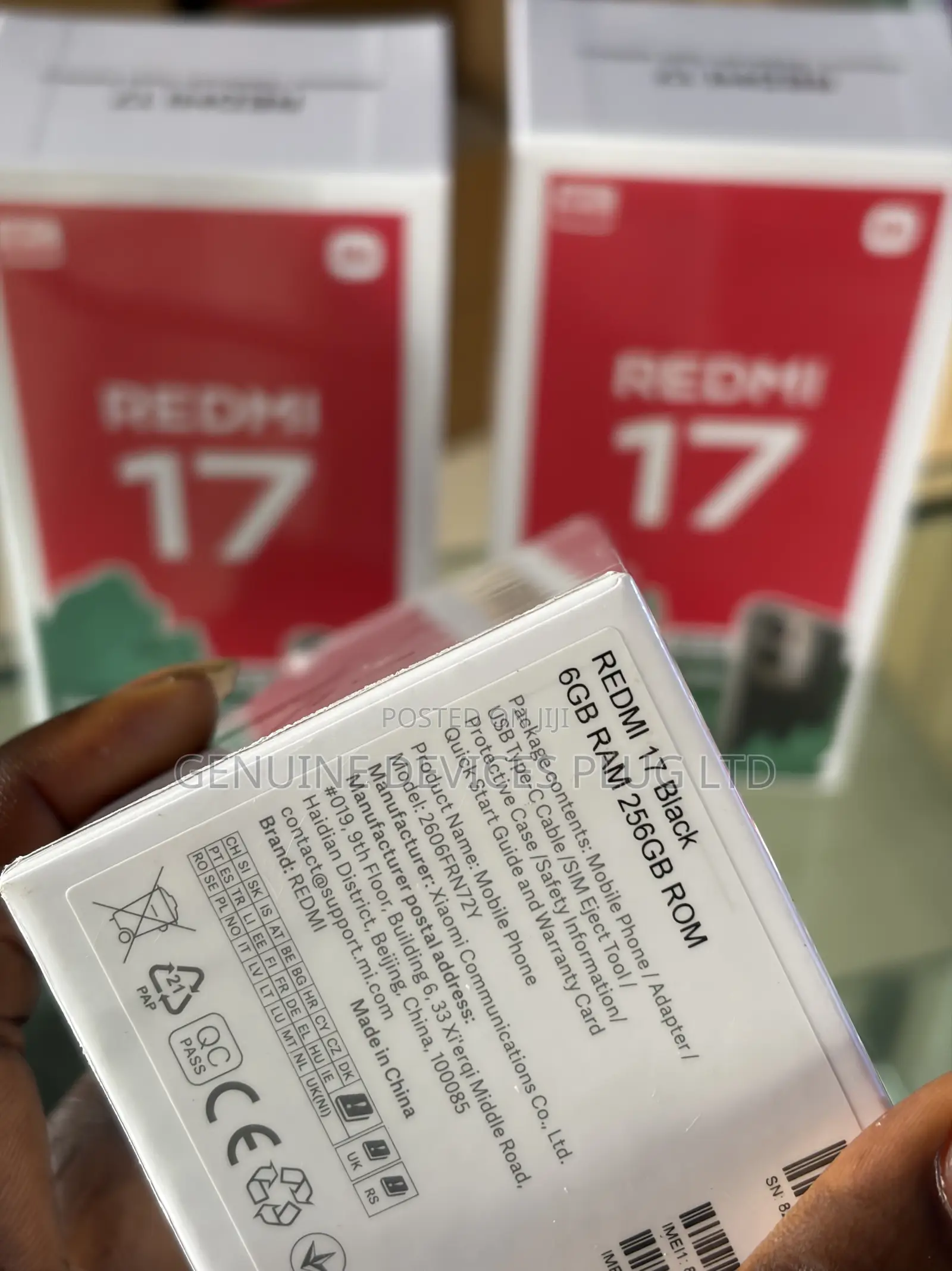 New Xiaomi Redmi 17 256 GB Black