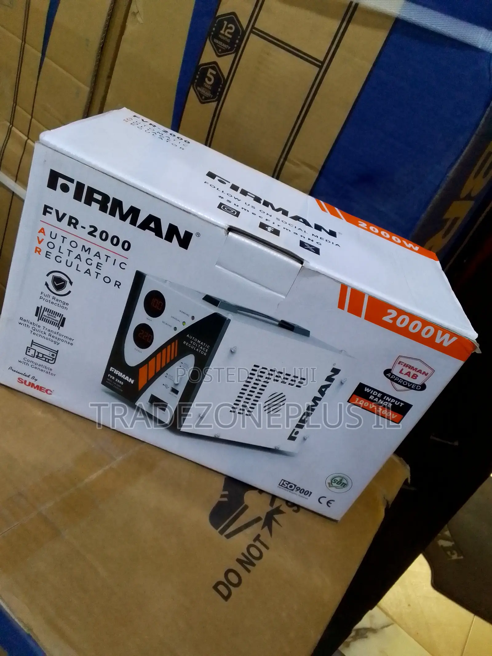 FIRMAN FVR-2000 2KW Electrical Voltage Controller – Automatically Deal