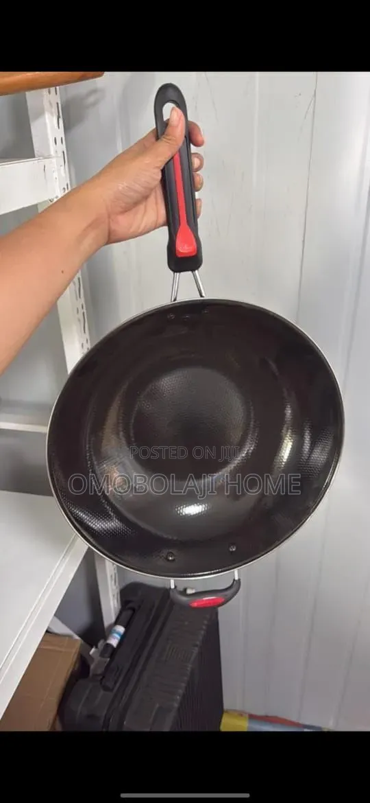 Non Stick Diamond Wok Pan Deep Frying and Stir Fry Pan