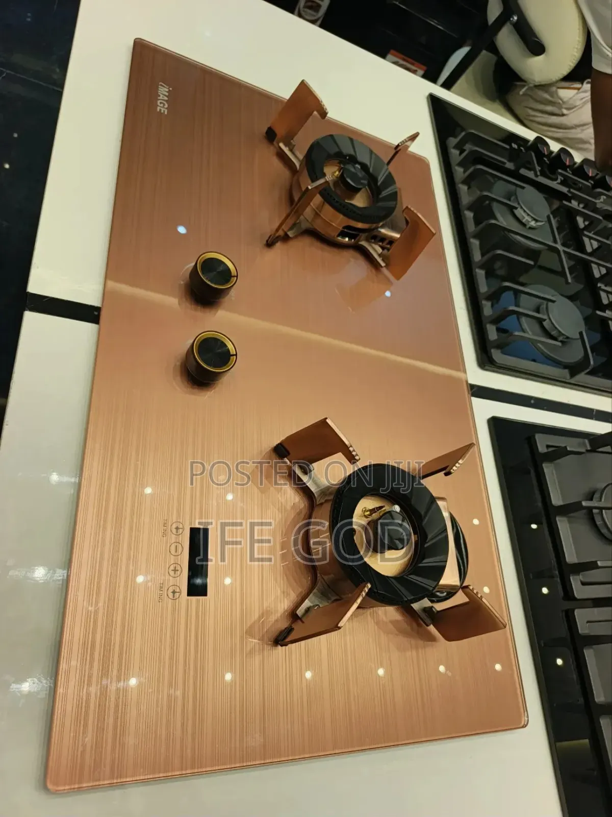Original IMAGE Quality Premium Luxury Built-in Flips Up 2 Burners Gas