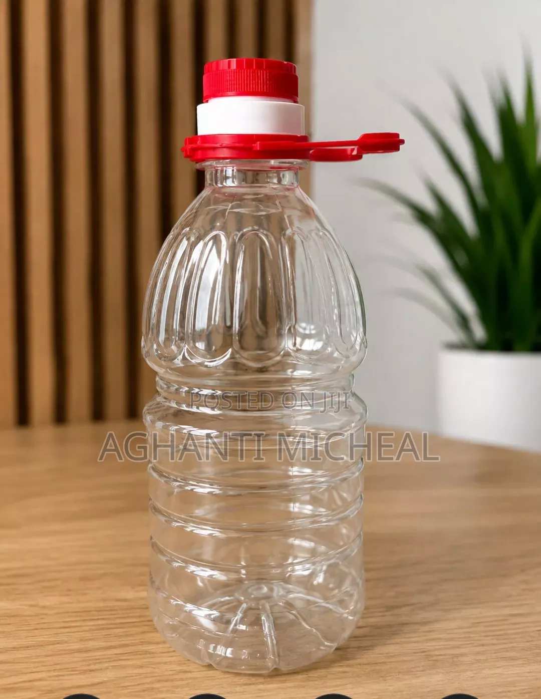 2 Liter Round Palm Oil Bottle