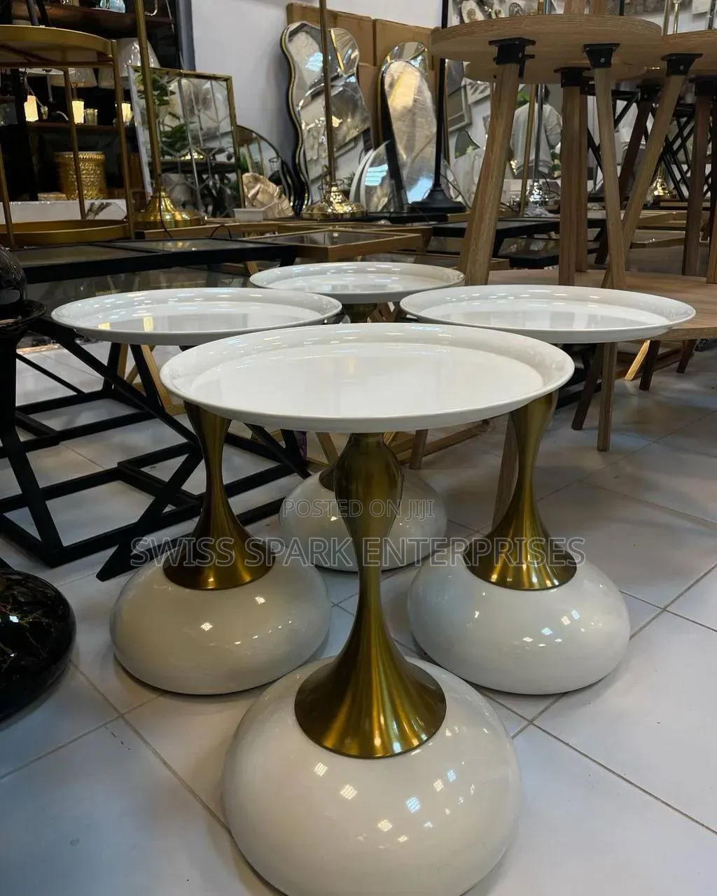 Contemporary Sculptural Accent Table