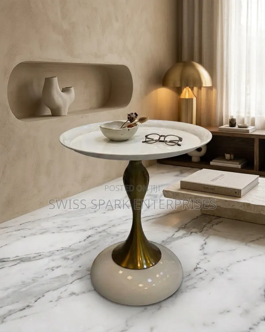 Contemporary Sculptural Accent Table