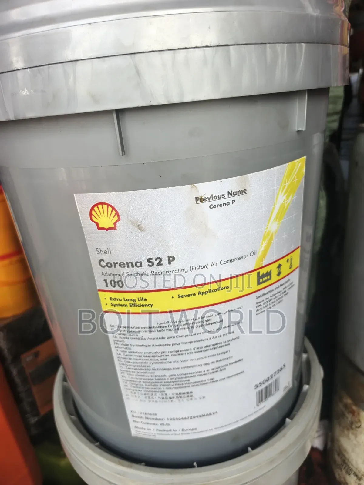Shell Corena S2 P 100 Compressor Oil