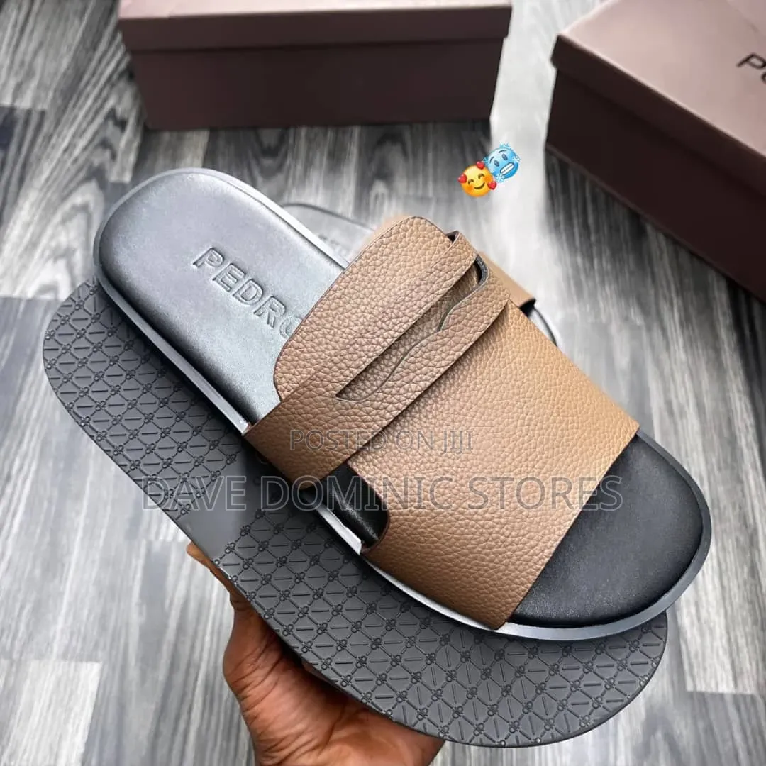 Pedro Face Flat Sandals Available
