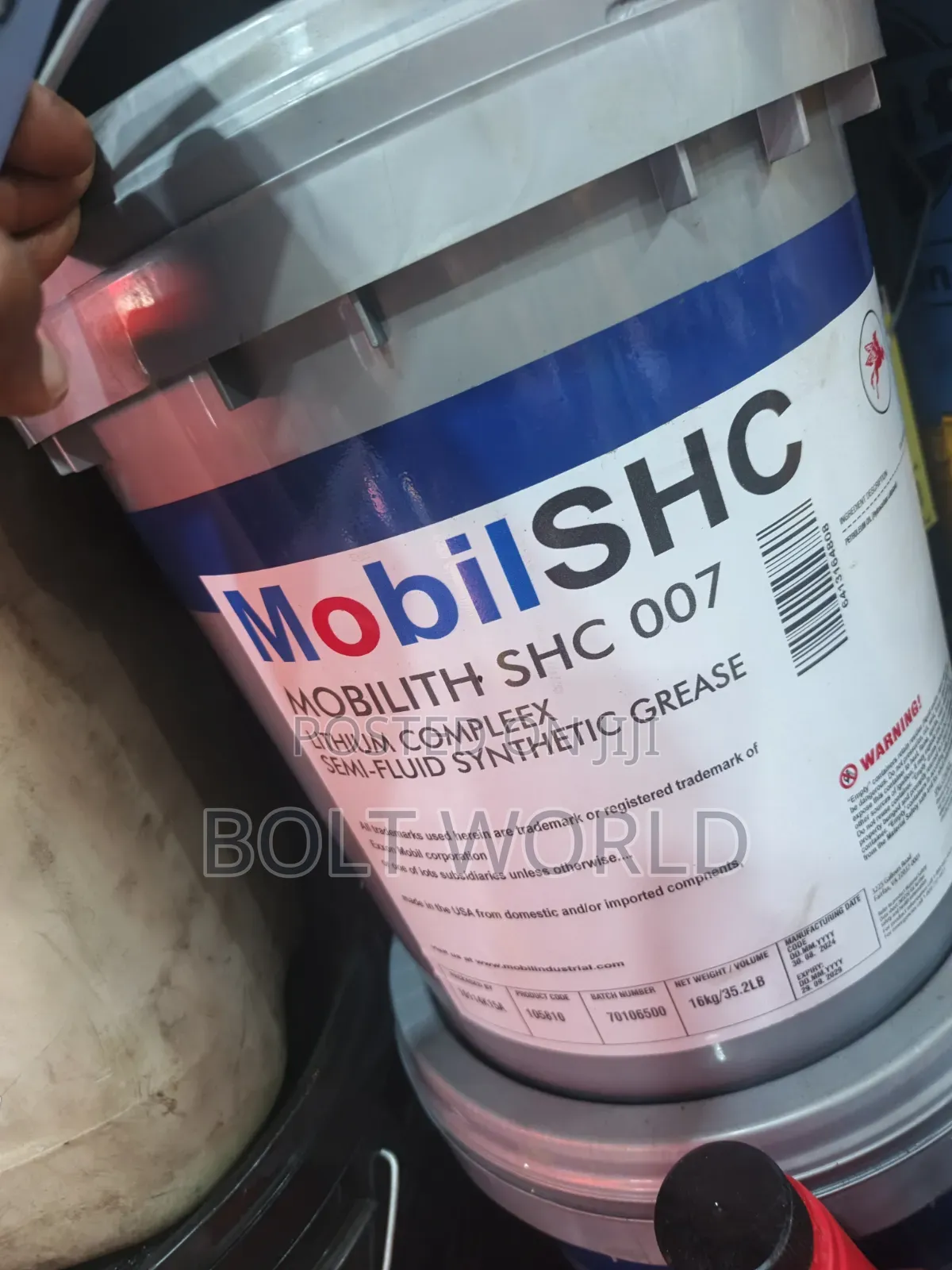 Mobil Mobilith SHC 007 NLGI Industrial Grease