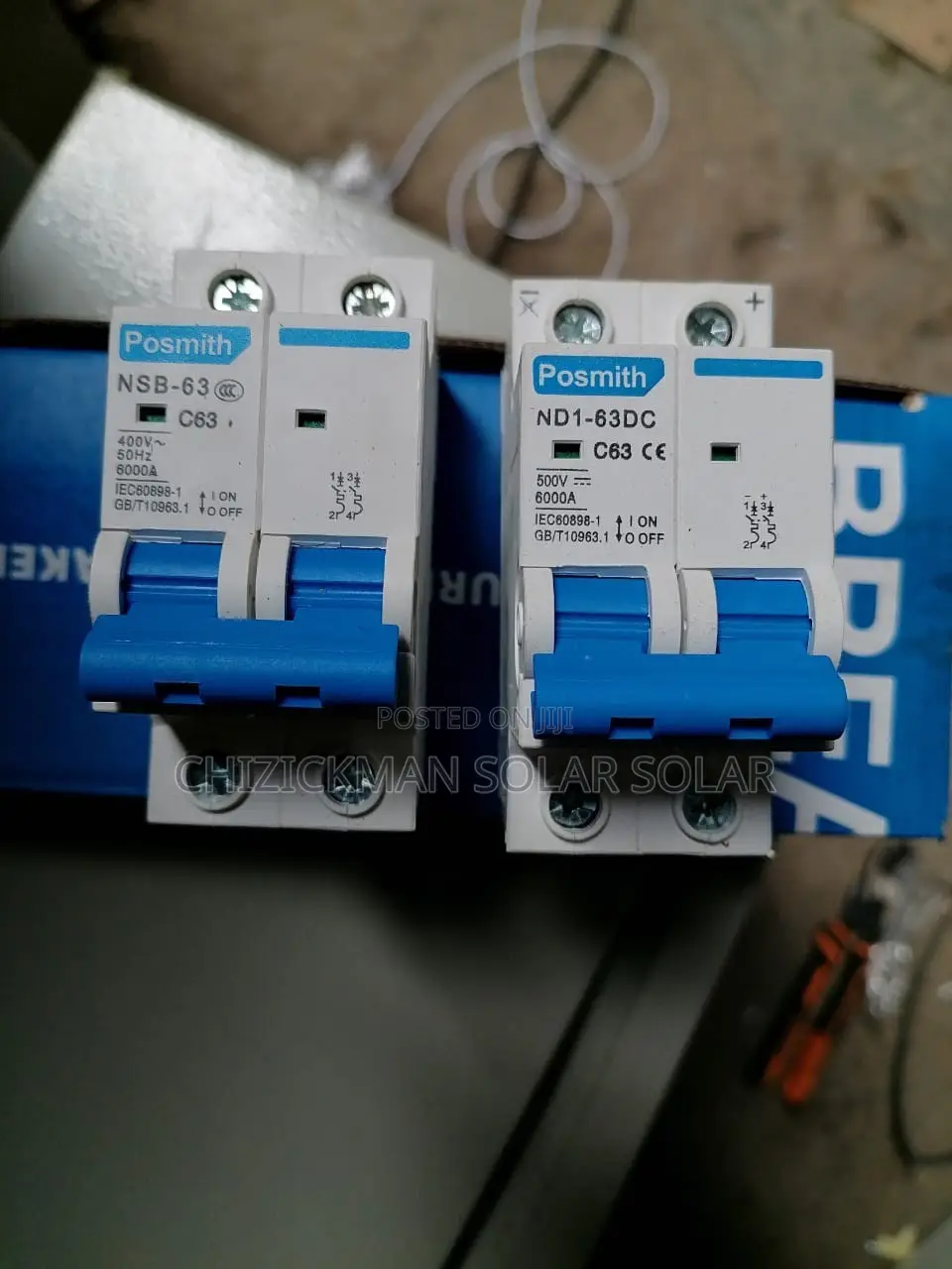 2p MCB Breaker Posmith Dc