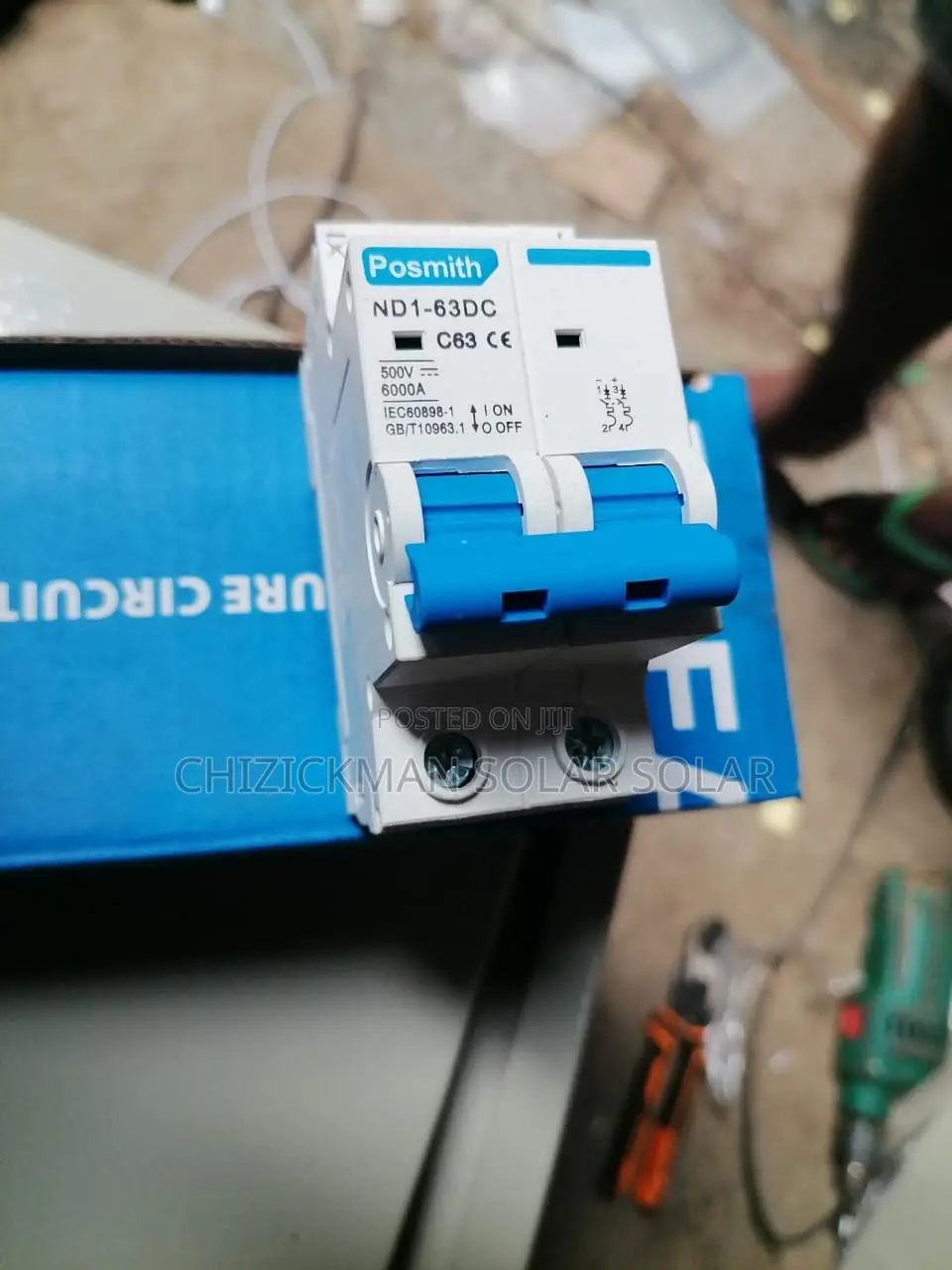 2p MCB Breaker Posmith Dc