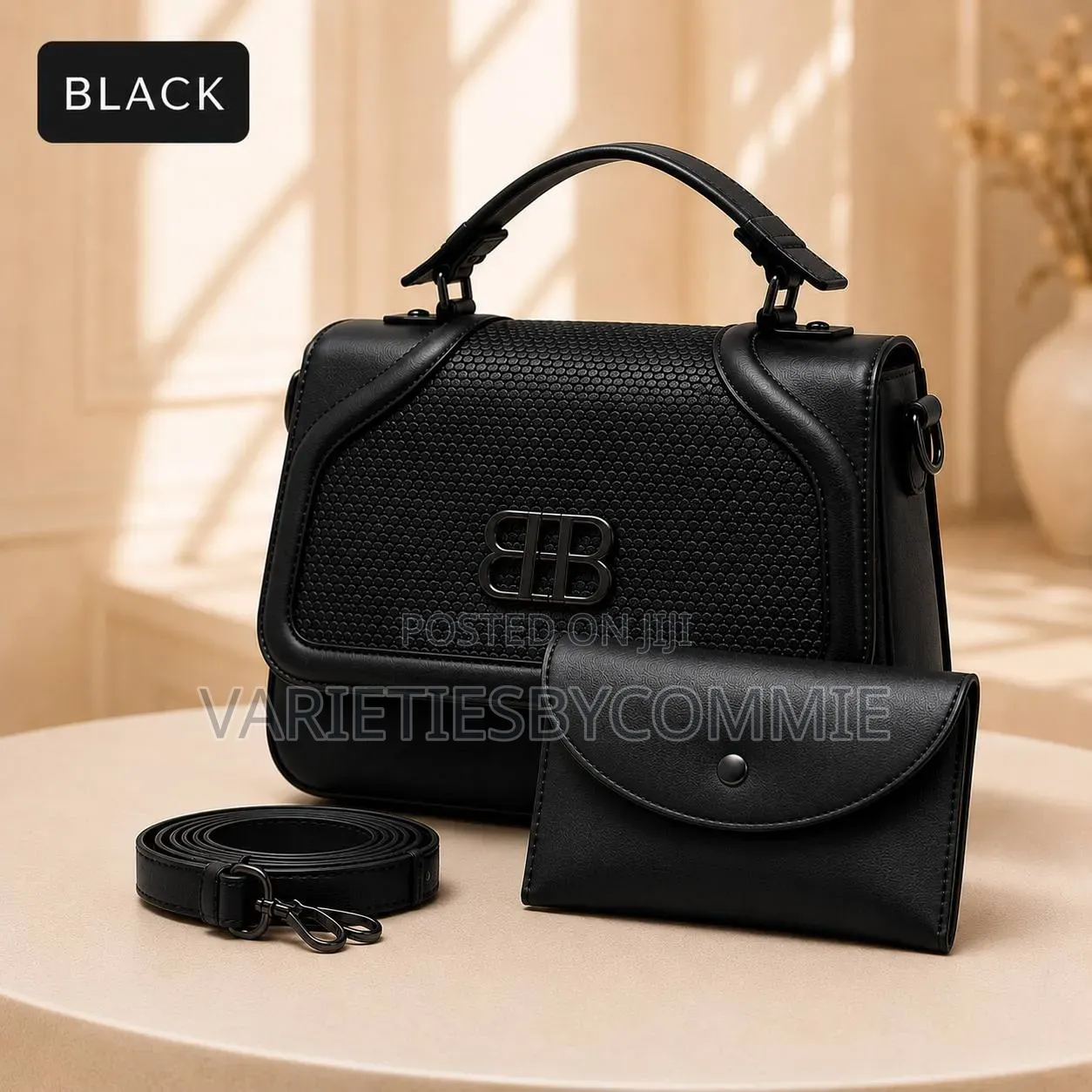 Bb 2-in-1 Quality Luxury Ladies Leather Handbag