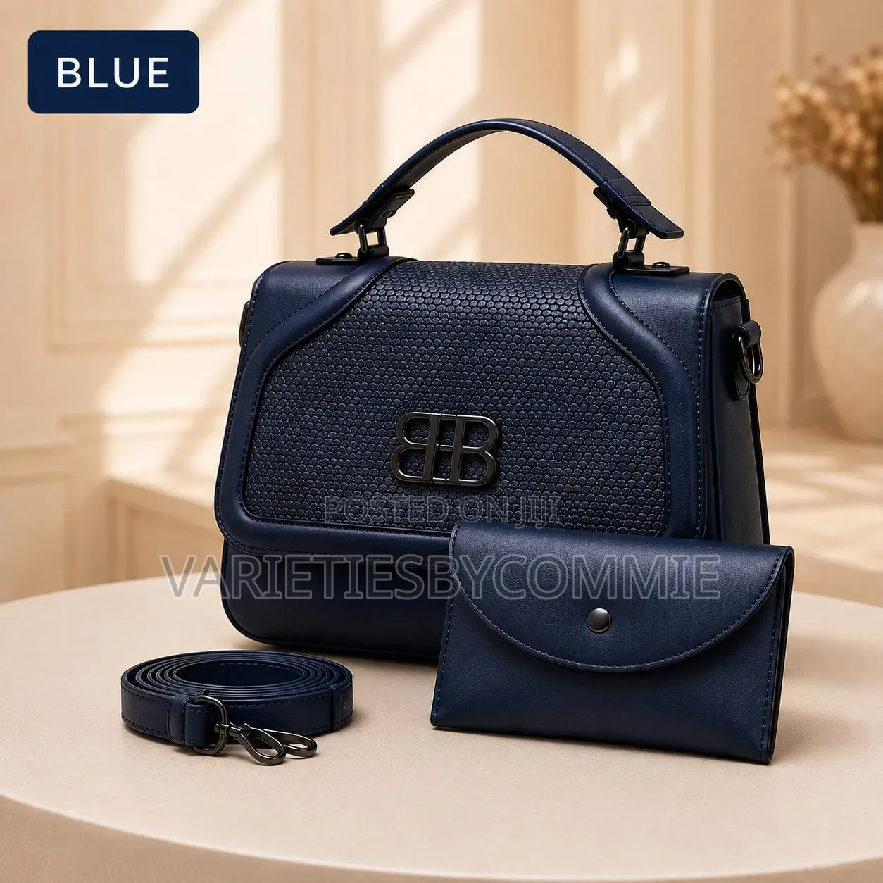 Bb 2-in-1 Quality Luxury Ladies Leather Handbag