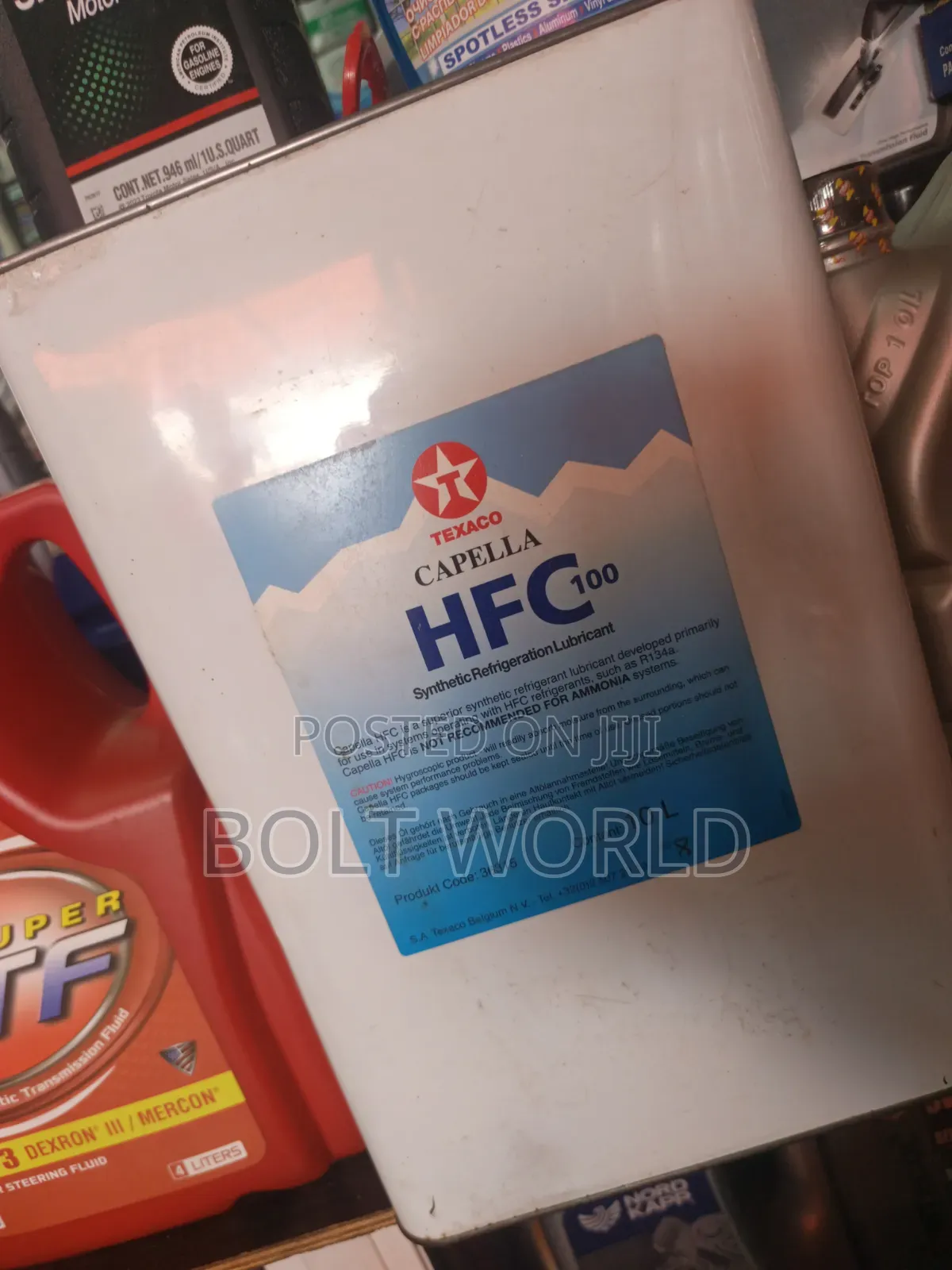 Texaco Capella HFC 100 Synthetic Refrigeration Lubricant 10l