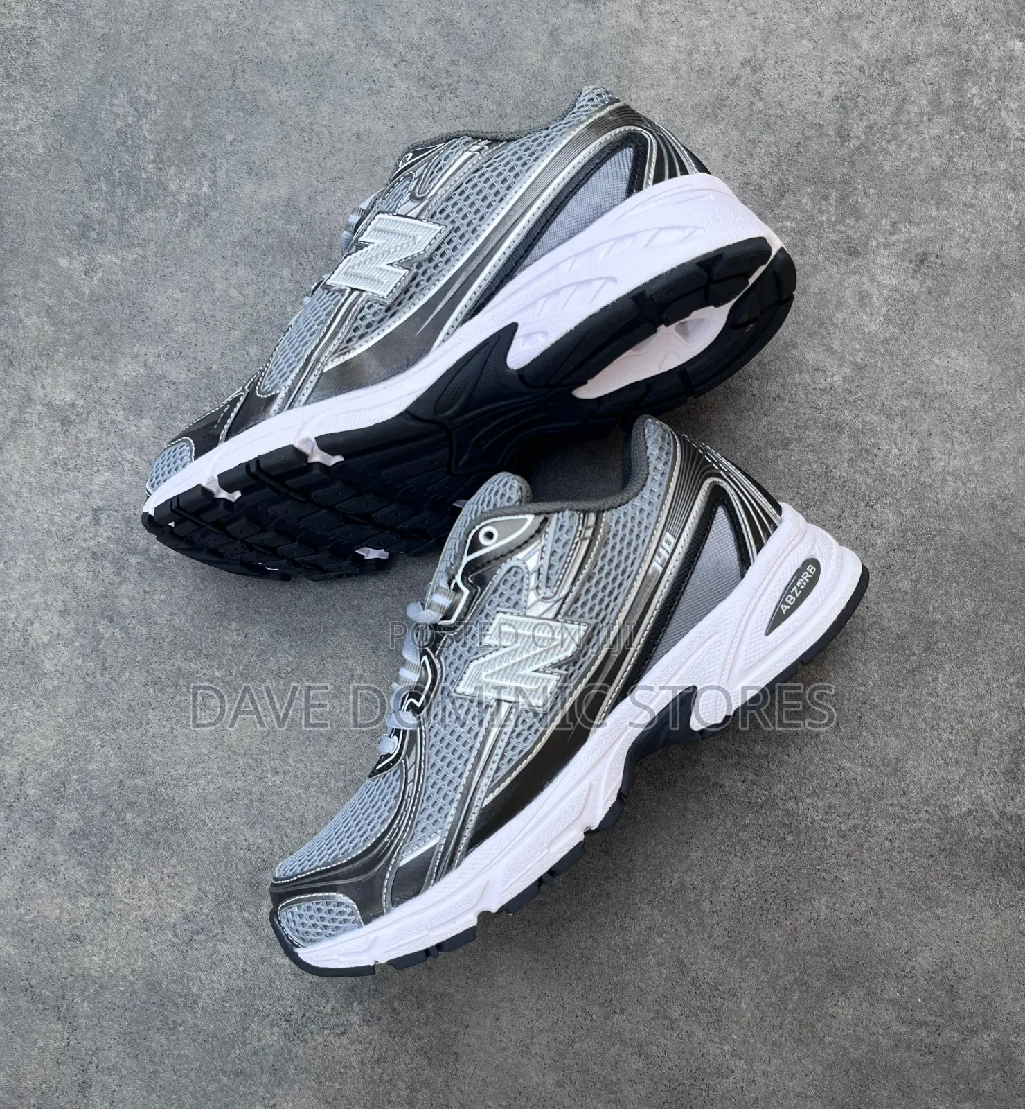 Original New Balance 740 Ash Metallic Silver