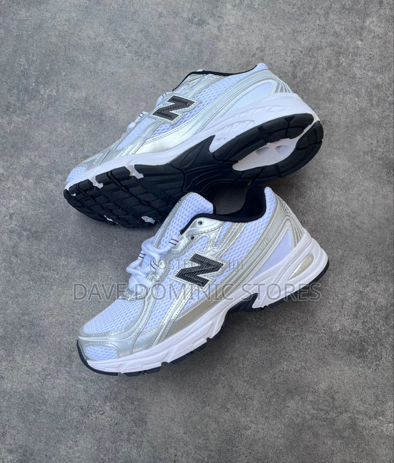 Original New Balance 740 Ash Metallic Silver