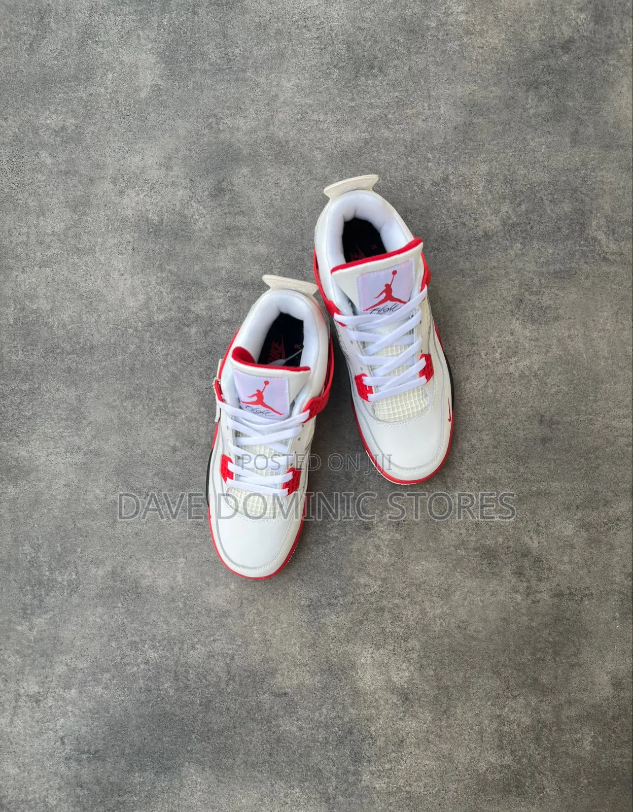 Original Nike Air Jordan 4 Retro Fire Red X Bike